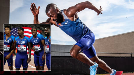 Ex-world record holder & Olympic gold winner &lsquo;profoundly grief-stricken&rsquo; after American sprint champ son dies &lsquo;in car park&rsquo; at 26
