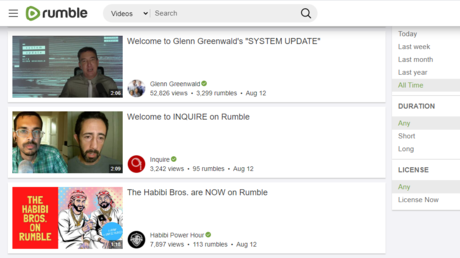 Could growing censorship lead to a mass YouTube exodus? Glenn Greenwald & Tulsi Gabbard move to free speech haven Rumble
