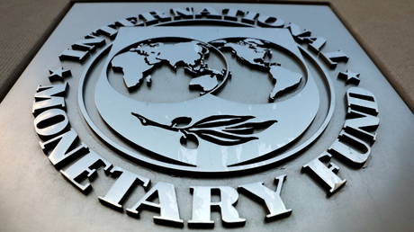 FILE PHOTO: The International Monetary Fund (IMF) logo is seen outside the headquarters building in Washington, US, September 4, 2018.