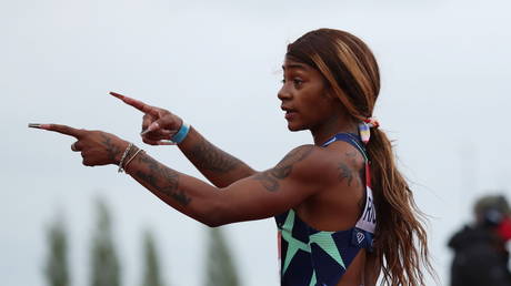 &lsquo;I&rsquo;m not done&rsquo;: Richardson ridiculed after giving defiant interview following ninth-place finish in first outing since ban (VIDEO)