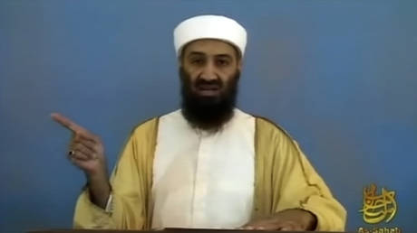 Video frame grab of Osama bin Laden videos released by the Pentagon