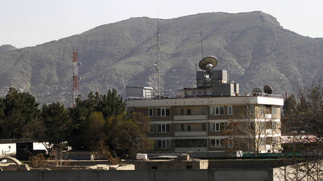 A general view shows the British Embassy in Kabul (FILE PHOTO) © REUTERS/Mohammad Ismail