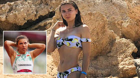 Belarusian beauty who ‘criticized bosses over doping tests’ taken to airport but escapes being flown home from Olympics – reports