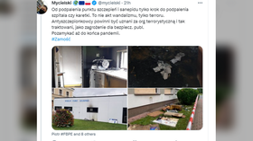 ‘Act of terror’: Polish minister condemns arson attack on vaccination site, vows to fight threats against health officials