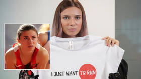 Timanovskaya claims new country Poland is ‘in my heart’, auctions medal as exiled athlete runs to support ‘suffering’ Belarusians