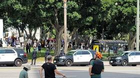1 person stabbed as ‘Medical Freedom’ rally clashes with counter-protesters outside LA City Hall (VIDEO, PHOTO)