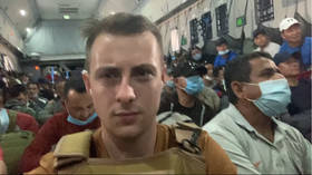 British student ‘Lord Miles’ films himself being safely evacuated from Kabul after ‘insane’ Taliban holiday in Kabul (VIDEO)