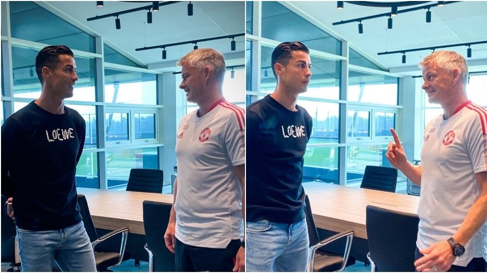 ‘I wonder what this guy has to tell Ronaldo’: Fans rib Solskjaer as Cristiano reports for first Man Utd training session — RT Sport News