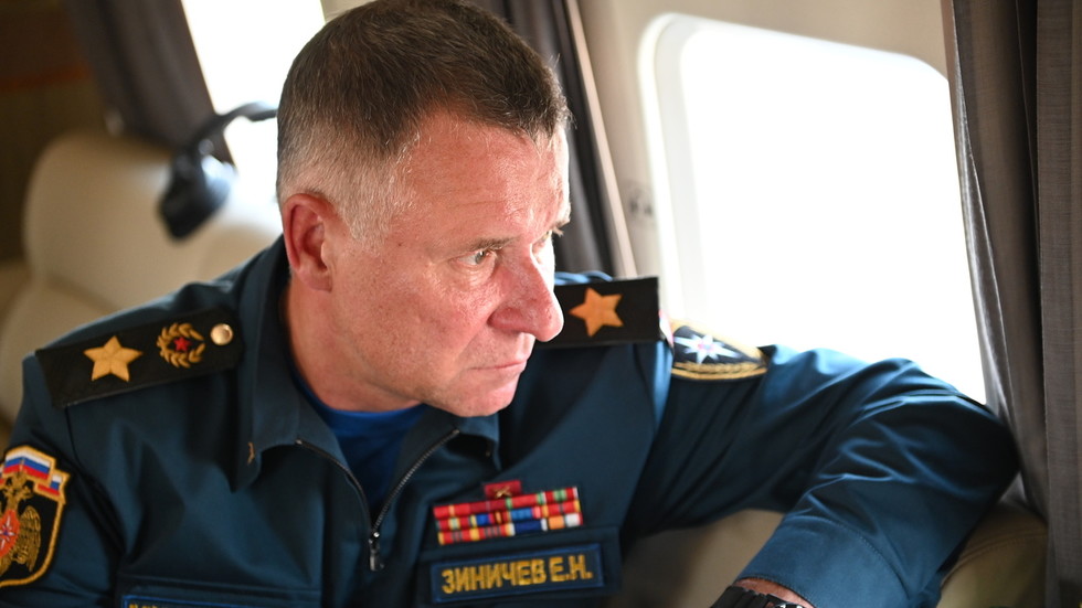 ‘Irreplaceable personal loss’: Putin offers condolences to family of Russian emergencies minister who died trying to save a life