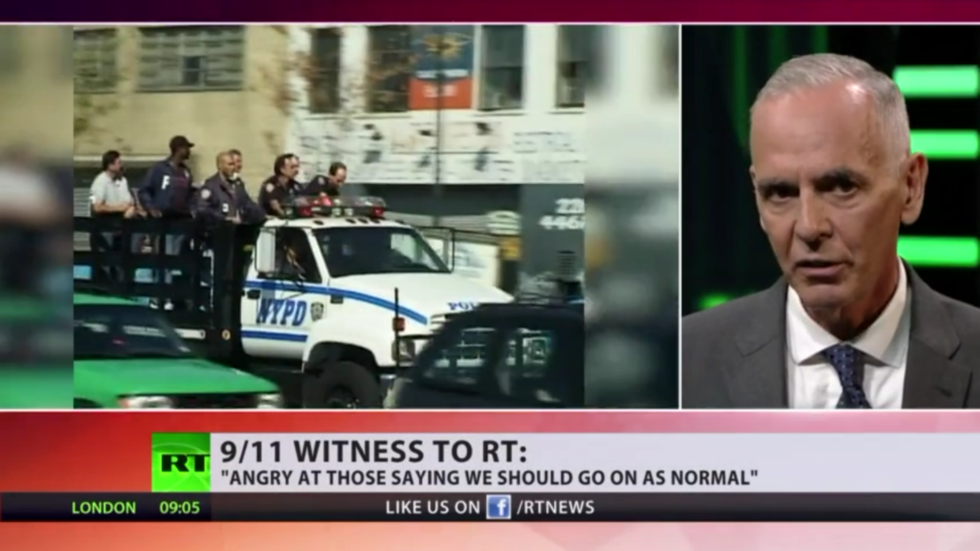 ‘Smell of metal & flesh was so strong you could taste it’: 9/11 RT witness says it took him 20 years to watch the footage he shot