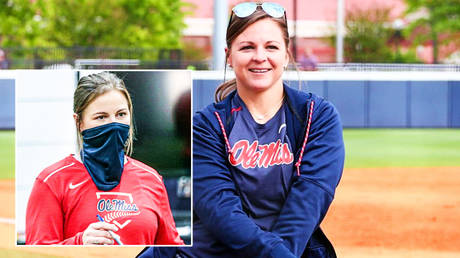 Scandal erupts as US softball coaching staff face investigation after member is accused of hushing up student she had affair with