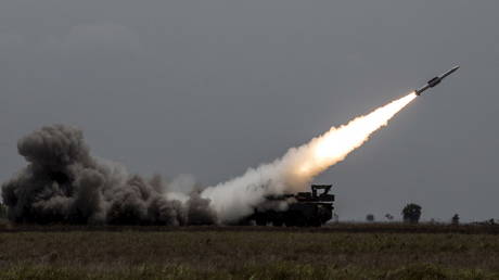 FILE PHOTO: A Russian-made Buk missile defense battery launches a projectile during an exercise in San Carlos del Meta, Venezuela.