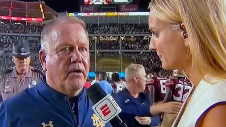 &lsquo;Nobody likes to be funny anymore,&rsquo; says US college football coach after quipping his team should be EXECUTED (VIDEO)