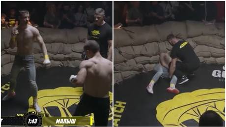 WATCH: Ukrainian bare-knuckle brawler explains bizarre delayed KO after he collapsed with rival nowhere near him