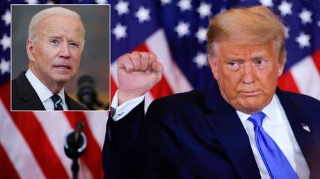Trump said he would take out Biden easily. © Reuters