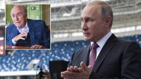Russia has critics because Putin is strong and should work with the US as &lsquo;political protagonists&rsquo; &ndash; ex-FIFA boss Blatter (VIDEO)