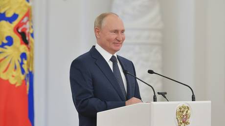 &lsquo;You overcame it all&rsquo;: Putin cites &lsquo;politicized decisions&rsquo; against Russian athletes as he honors Olympians in Kremlin ceremony