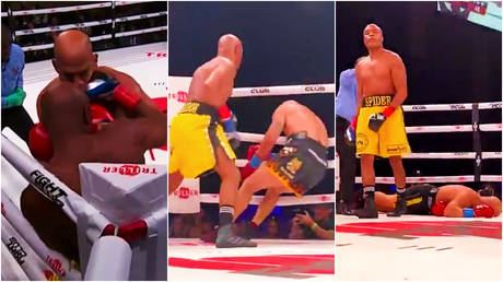 Ex-UFC champion mocked over &lsquo;Make America Great Again&rsquo; advocacy after brutal boxing KO against MMA great Anderson Silva (VIDEO)