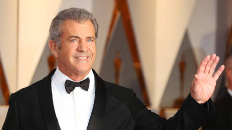 FILE PHOTO: Mel Gibson is shown at the 2017 Academy Awards in Los Angeles.