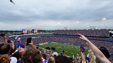The Highmark Stadium home of the Buffalo Bills, where fans will need to be vaccinated to watch games. © USA Today Sports