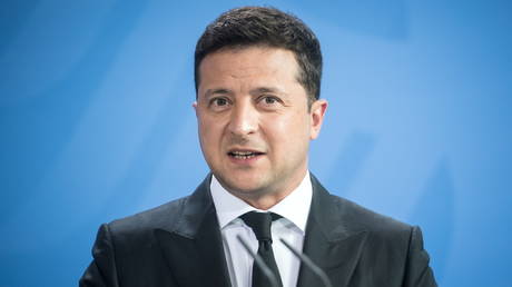 Ukrainian President Volodymyr Zelenskiy. © Reuters / Stefanie Loos