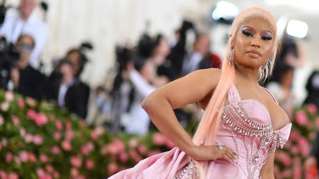 US rapper Nicki Minaj arrives for the 2019 Met Gala at the Metropolitan Museum of Art on May 6, 2019, in New York. © ANGELA WEISS / AFP