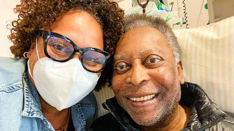 Kely Nascimento (left) has shared an update on her father, Pele © Instagram / iamkelybirth