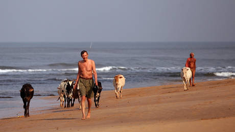 FILE PHOTO. Beach in Goa, India. © INDRANIL MUKHERJEE / AFP