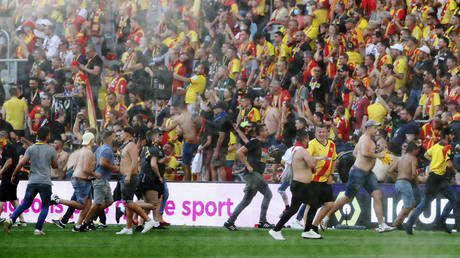 Clashes between Lens and Lille fans marred their match at the weekend. © Reuters