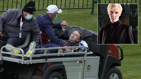 &lsquo;Scary scenes&rsquo;: Harry Potter actor who played Draco Malfoy rushed to hospital after collapsing at Ryder Cup