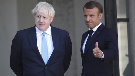 Johnson tells French president UK govt wants to &lsquo;re-establish cooperation&rsquo; after nuclear sub dispute, Macron&rsquo;s office says
