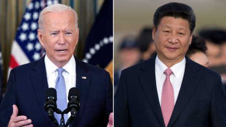 (L) President Joe Biden. © AP Photo / Evan Vucci; (R) Chinese President Xi Jinping. © AP Photo / Carolyn Kaster;