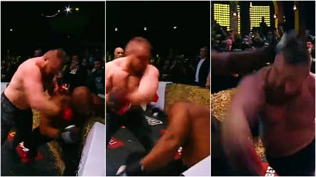 Datâs how itâs done: Russian MMA wildman knocks out unbeaten British opponent in brutal bare knuckle beating in Moscow (VIDEO)