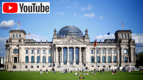 Reichstag building in Berlin, © Reuters / JOACHIM HERRMANN; (inset) © Wikipedia