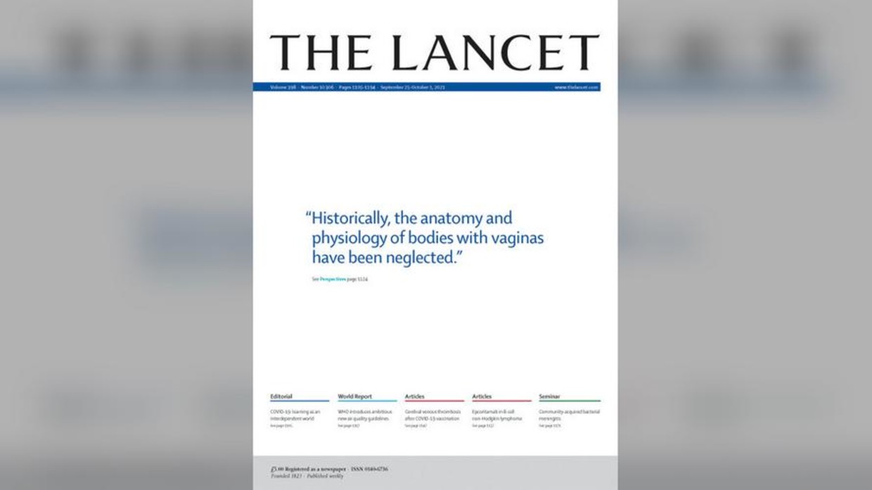 The September 25, 2021 cover of The Lancet, Volume 398 Number 10306