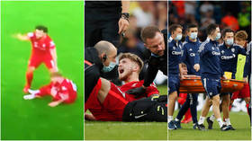 Ankle break horror: Mo Salah pleads for help before Klopp describes how foot of Liverpool ace, 18, ‘wasn‘t in right place’ (VIDEO)