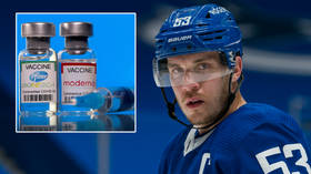 ‘Let’s change the name on his jersey to Dr Horvat’: NHL captain earns mixed reaction after urging ‘everybody’ to get Covid vaccine