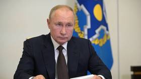 Kremlin Covid outbreak: Dozens of Russian government staff have tested positive for virus, Putin tells CSTO summit by video-link