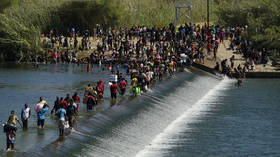 Texas DPS flies Fox News crew in its chopper over Del Rio migrant hotspot after federal government grounded channel’s drone