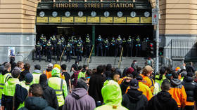 Australian police probe video of cop throwing man on floor reportedly leaving him ‘unconscious’ amid Melbourne protests (GRAPHIC)