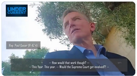Liberals claim democracy at stake over video of Republican congressman calling for new Biden v Trump election THIS year