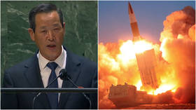 Pyongyang launches ‘unidentified projectile’ just as North Korean ambassador takes UN stage – reports