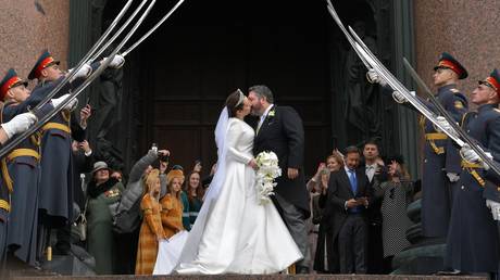 Romanov rumblings: Russia&rsquo;s opulent &lsquo;royal wedding&rsquo; sparks probe after army honor guard attends to perform &lsquo;sword dance&rsquo; &ndash; reports