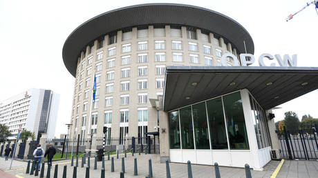 The building of the Organization for the Prohibition of Chemical Weapons (OPCW) is pictured in The Hague. © Reuters / Piroschka van de Wouw