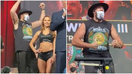 &lsquo;I&rsquo;m not buying it&rsquo;: Boxing experts claim Tyson Fury &lsquo;manipulated his weight&rsquo; on scales ahead of titanic Wilder trilogy (VIDEO)