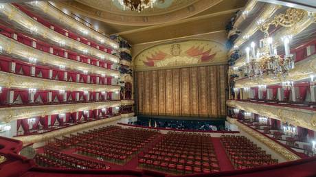 FILE PHOTO. Main stage auditorium at the Bolshoi Theater in Moscow, Russia.