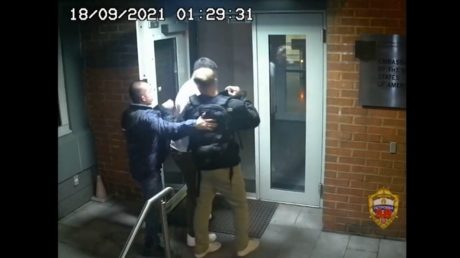 American Marines told to leave Russia or face the law after elite embassy guards stagger out of Moscow bar with &lsquo;stolen&rsquo; backpack