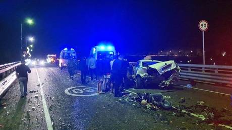 Former presidential candidate & daughter of Putin mentor Sobchak slammed after leaving scene of horror fatal Sochi car smash