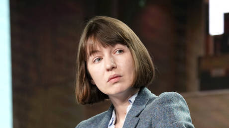 FILE PHOTO. Sally Rooney speaks in Pasadena, California. ©Erik Voake / Getty Images via AFP