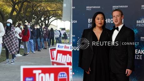 2020 election was &lsquo;bought by Mark Zuckerberg&rsquo;, researcher says, citing turnout-boosting work funded by Facebook CEO